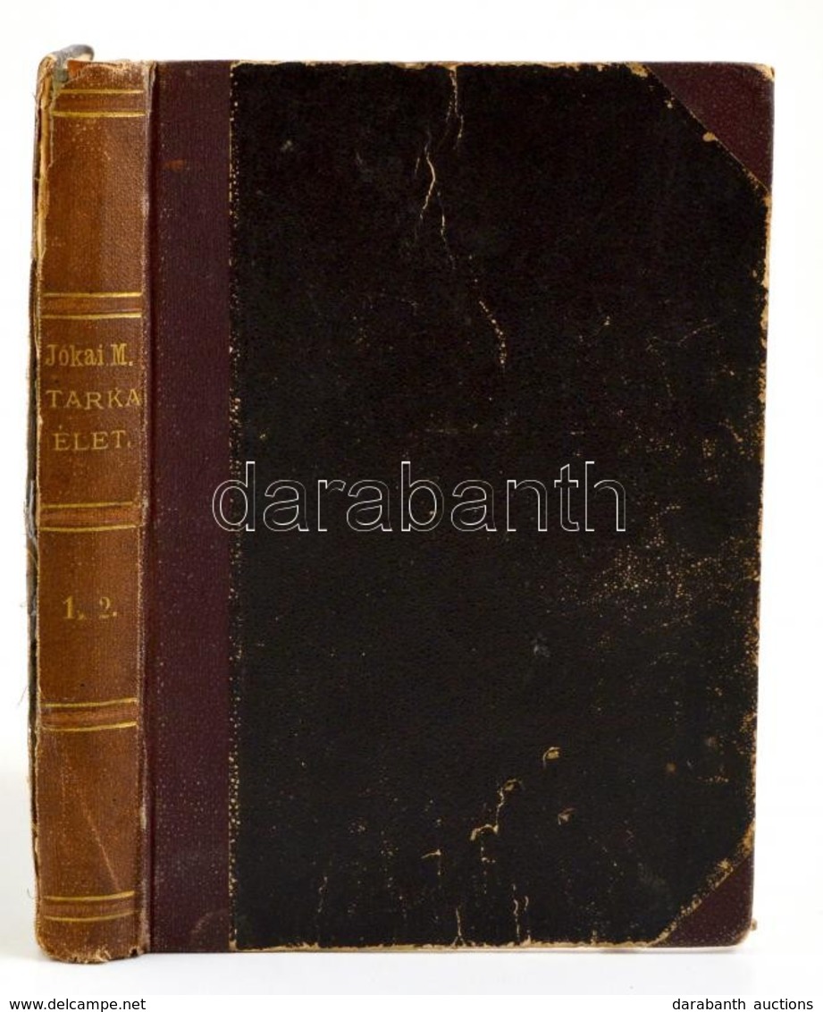 Jókai Mór: Tarka élet. 1-2. Kötet. Pest, 1858, Heckenast Gusztáv, (Landerer és Heckenast-ny.), 6+160+160 P. Második, Vál - Zonder Classificatie