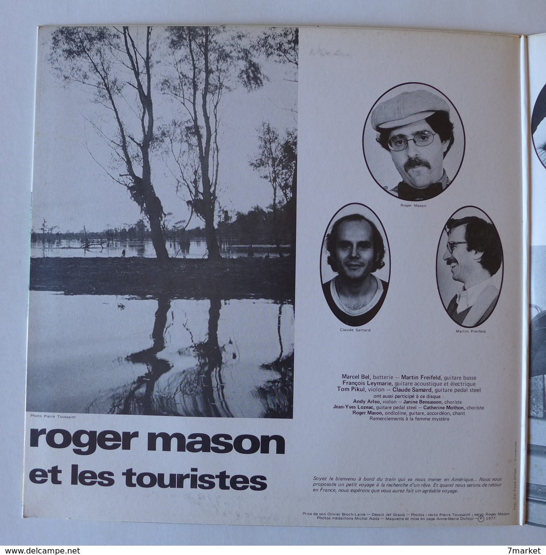 LP/ Roger Mason Et Les Touristes  /  1977 - Country & Folk