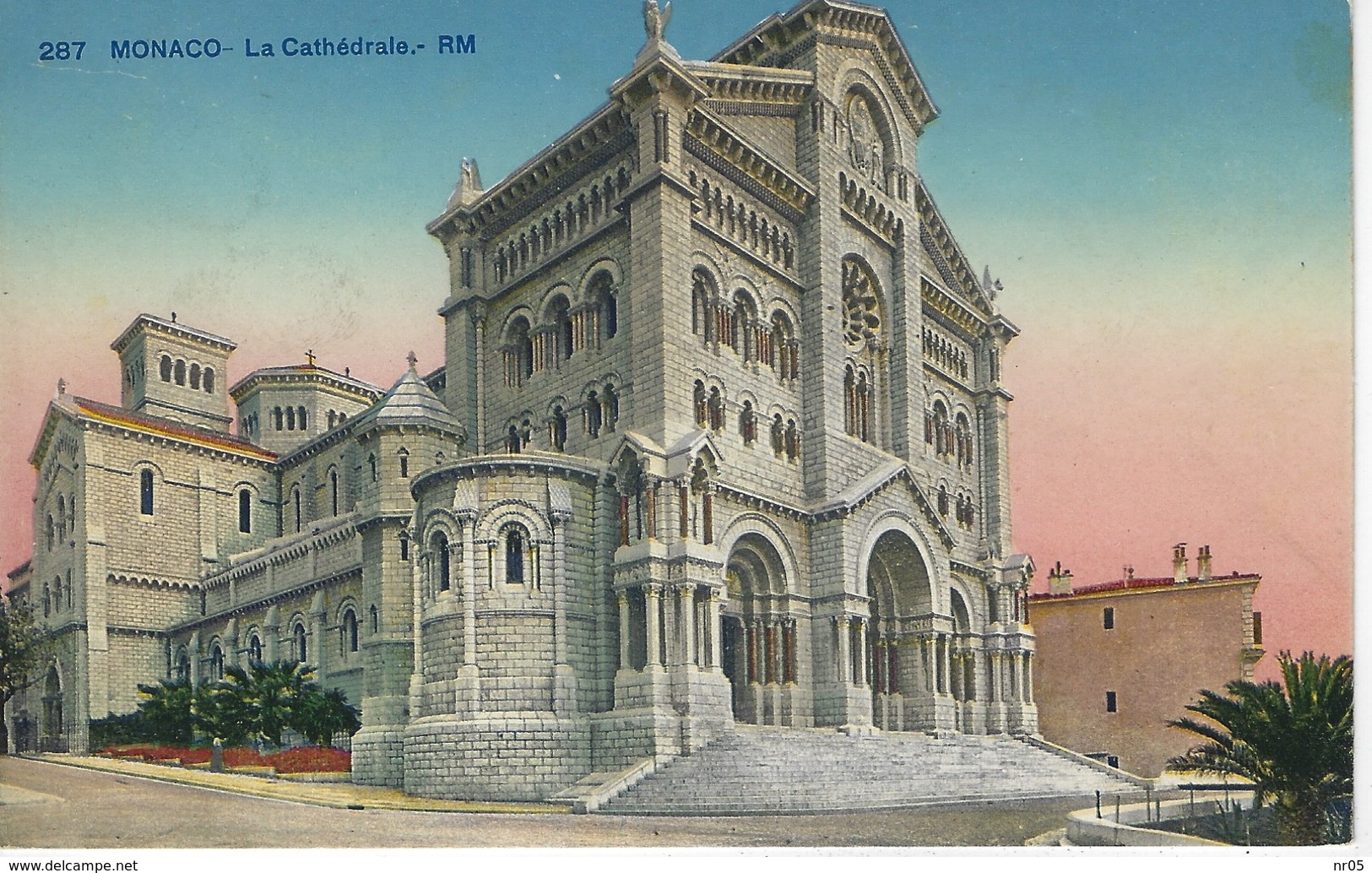 MONACO - La Cathedrale ( Colorisé ) - Cathédrale Notre-Dame-Immaculée