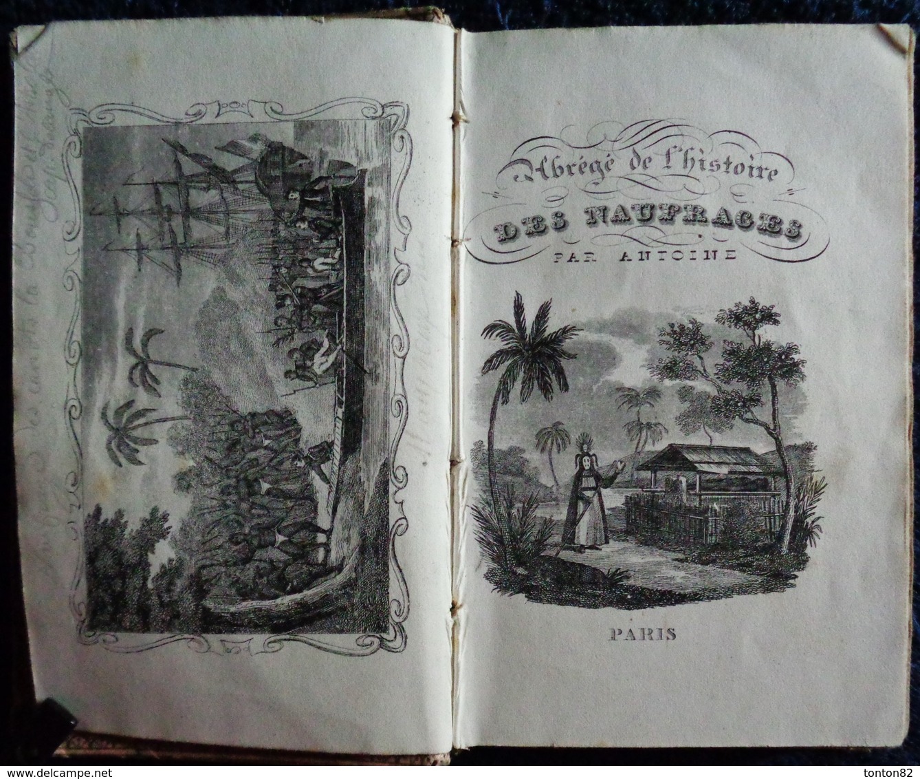 Antoine - Abrégé De L'Histoire Des Naufrages - Librairie Des Bon Livres - ( 1853 ) . - 1801-1900