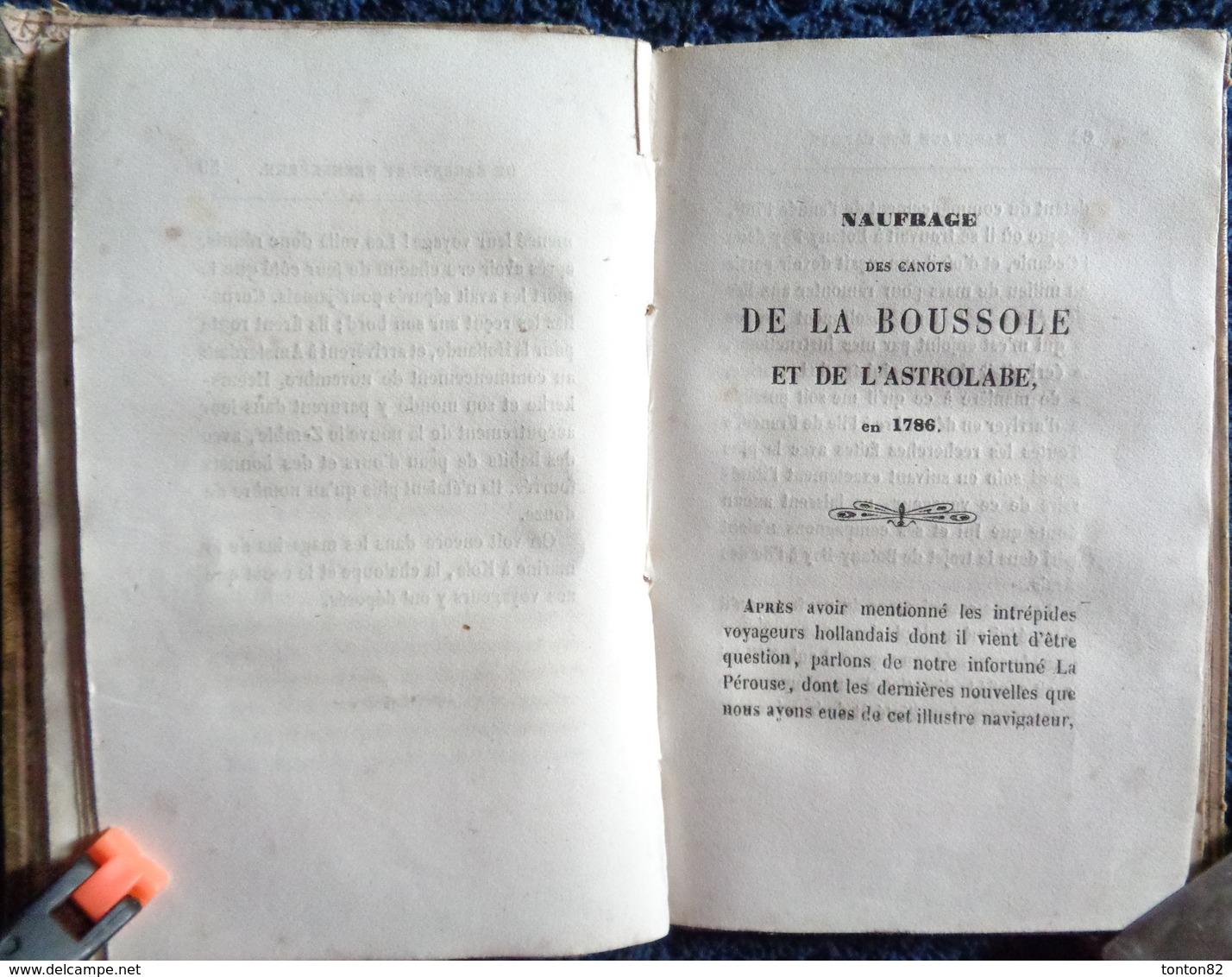 Antoine - Abrégé de l'Histoire des Naufrages - Librairie des Bon Livres - ( 1853 ) .