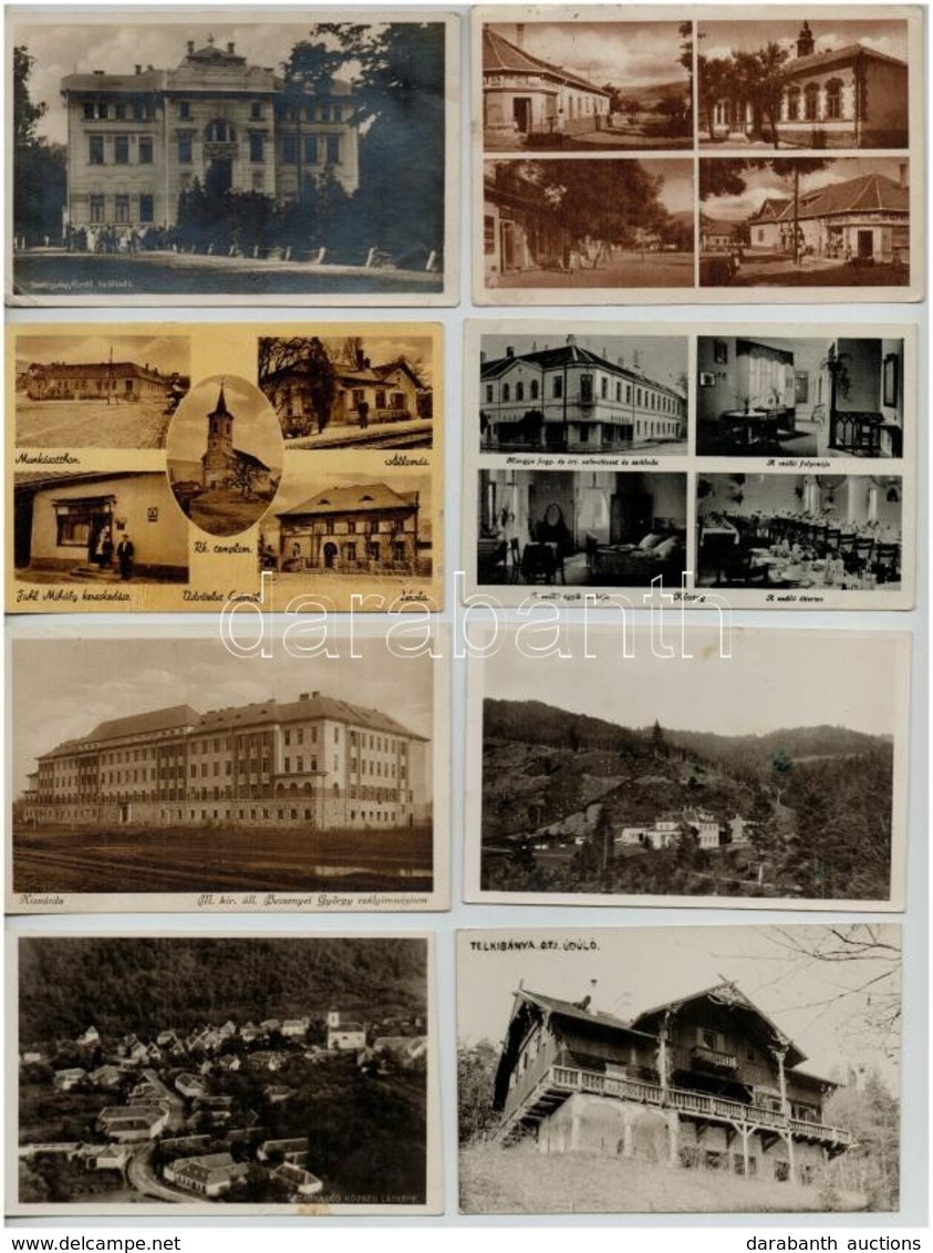 ** * 103 Db Magyar Városképes Lap Az 1940-es és 1950-es évekből / 103 Hungarian Town-view Postcards From 1940's And 50's - Unclassified