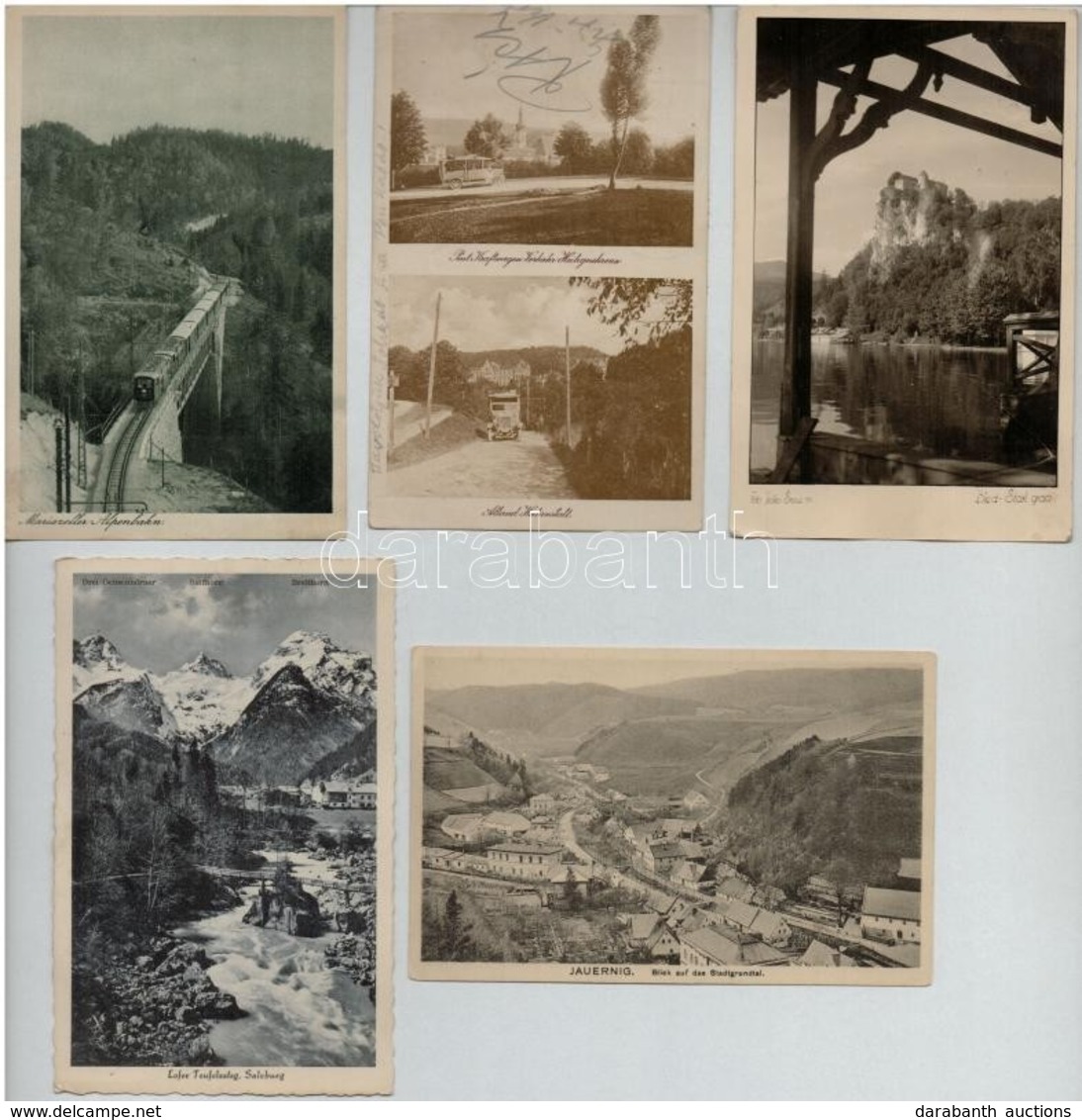 ** * 150 Db RÉGI Külföldi Városképes Lap: Osztrák, Svájci, Német / 150 Pre-1945 European Town-view Postcards: Austrian,  - Zonder Classificatie