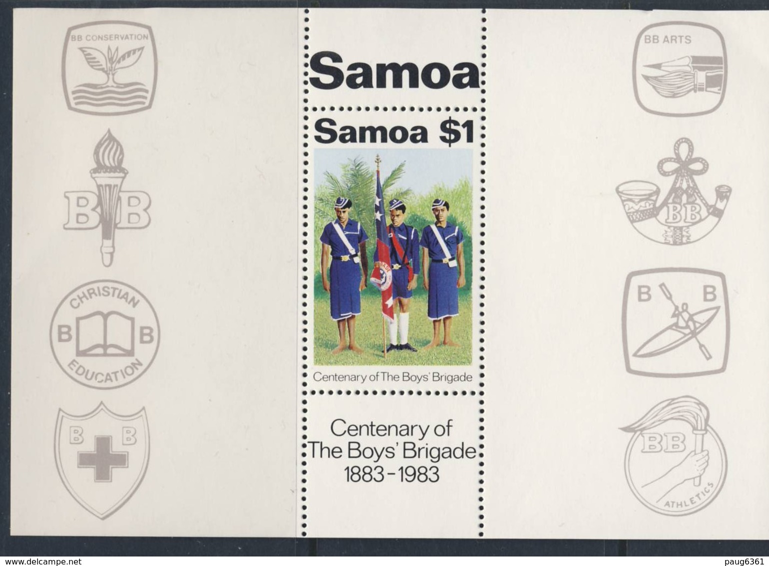 SAMOA 1983 BOYS BRIGADE  YVERT N°B31  NEUF MNH** - Samoa