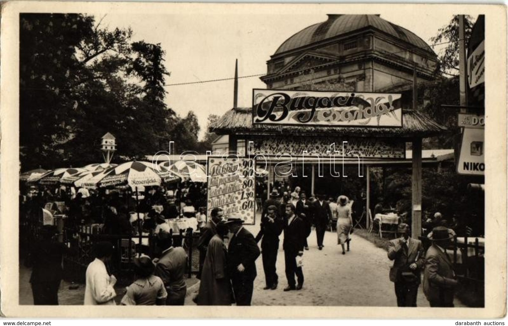 * T2 1936 Budapest, Nemzetközi Vásár, Bugaci Csárda Kertje - Zonder Classificatie