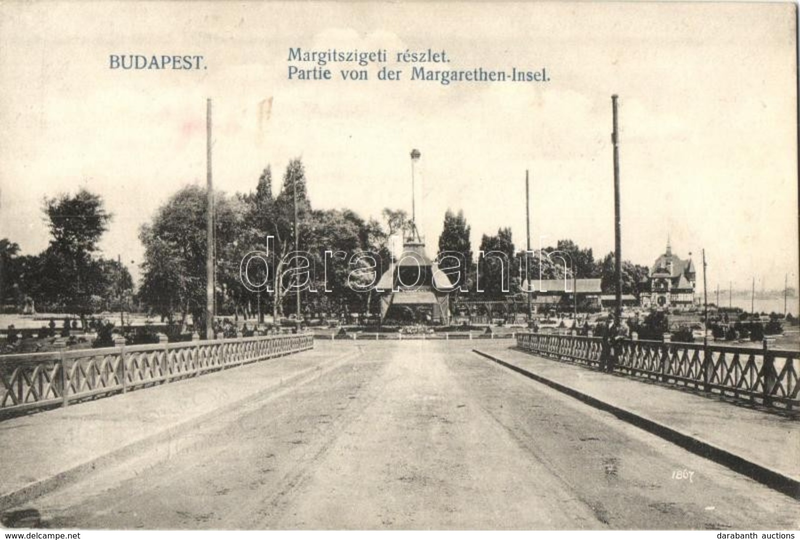 * T2 Budapest XIII. Margitsziget Részlet A Hídról, Schwarcz J. - Unclassified