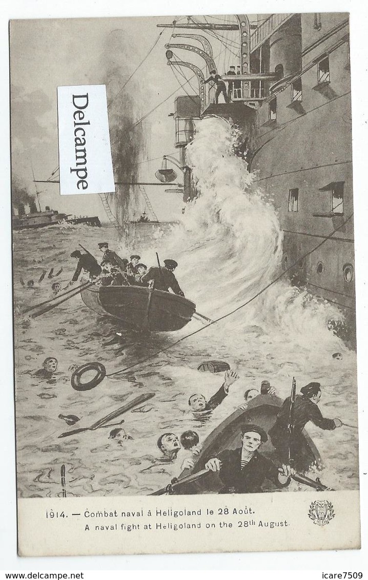 Combat Naval à HELIGOLAND Le 28 Août 1914 - - A Naval Figt At Heligoland On The - Guerre