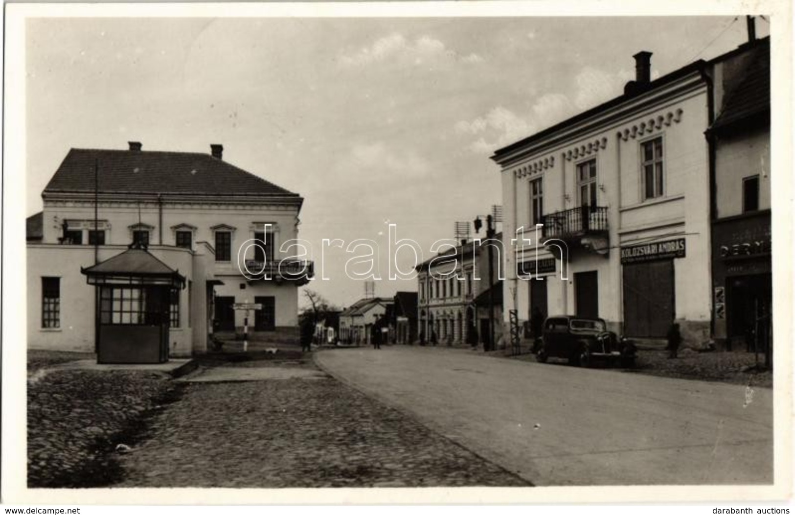 ** T1/T2 1942 Bánffyhunyad, Huedin; Tigris Szálloda, Hangya Szövetkezet, Kolozsvári András, Albert Lázár üzlete, Szarvas - Zonder Classificatie