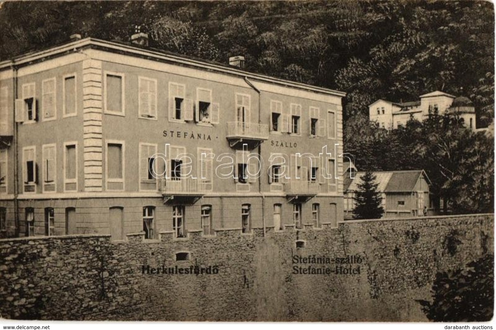 T2 1907 Herkulesfürdő, Baile Herculane; Stefánia Szálló / Hotel - Zonder Classificatie