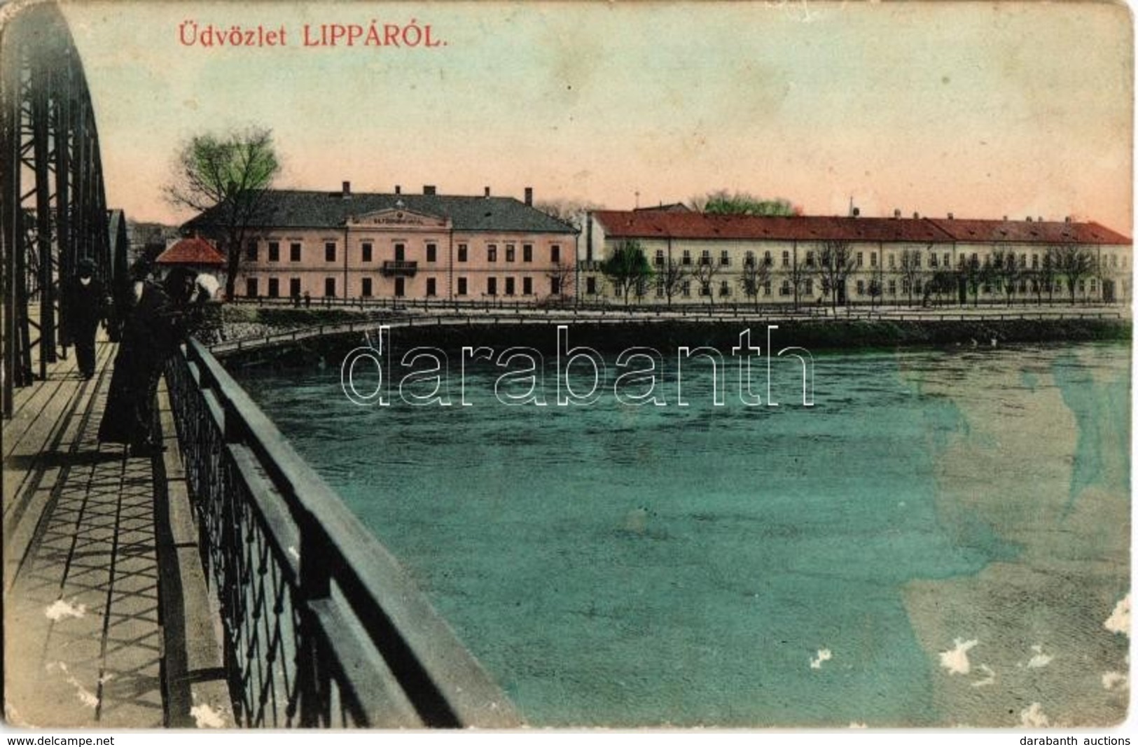 T2 Lippa, Lipova; M. Kir. Főerdőhivatal, Híd / Forestry Office, Bridge - Zonder Classificatie