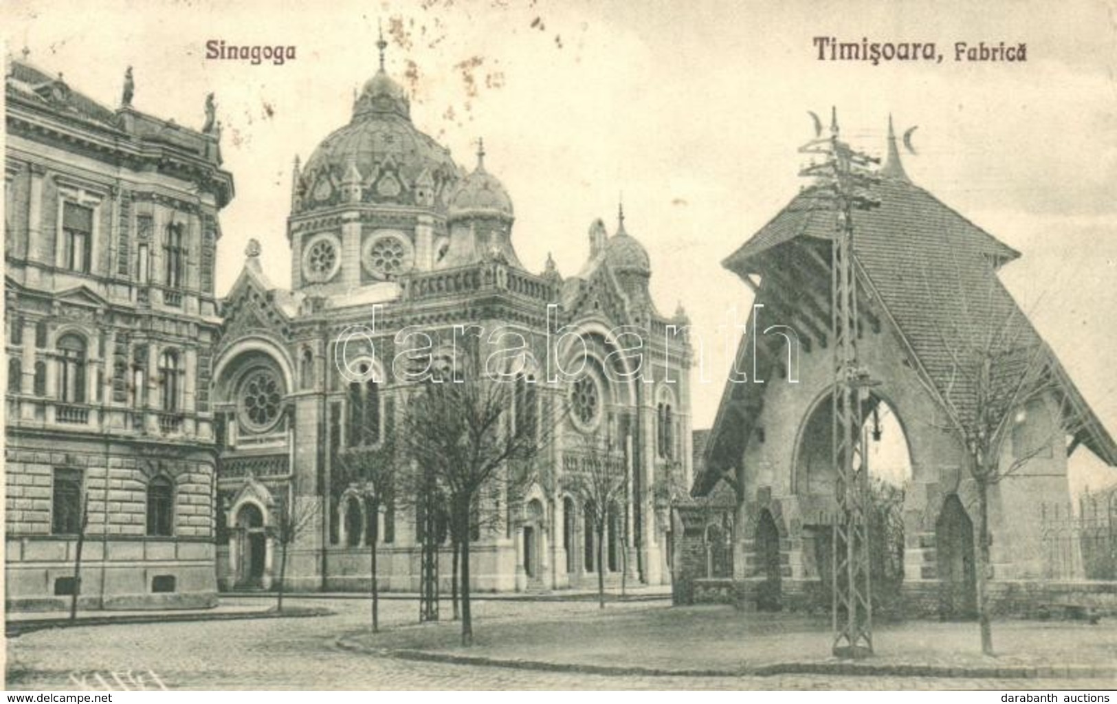 * T2/T3 Temesvár, Timisoara; Gyárváros, Zsinagóga / Fabrica, Sinagoga / Synagogue (Rb) - Zonder Classificatie