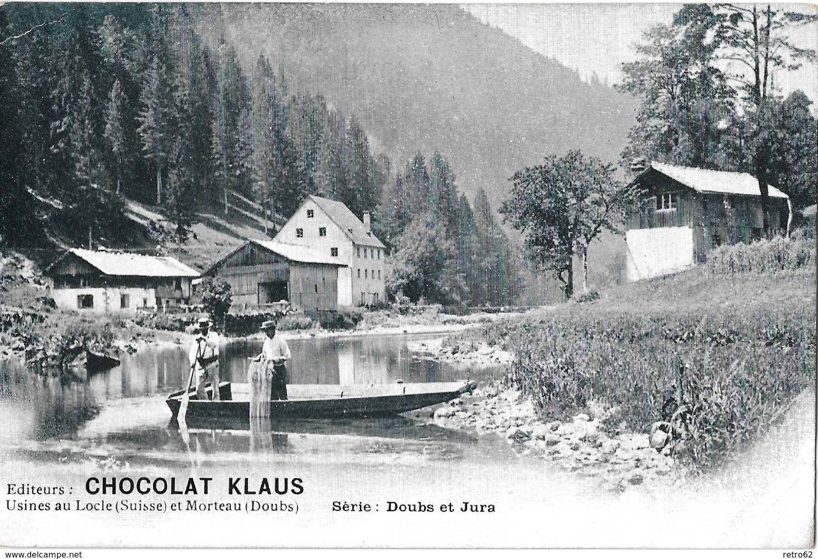 LE LOCLE → Sèrie Doubs Et Jura Von Chocolat Klaus, Ca.1900 - Le Locle