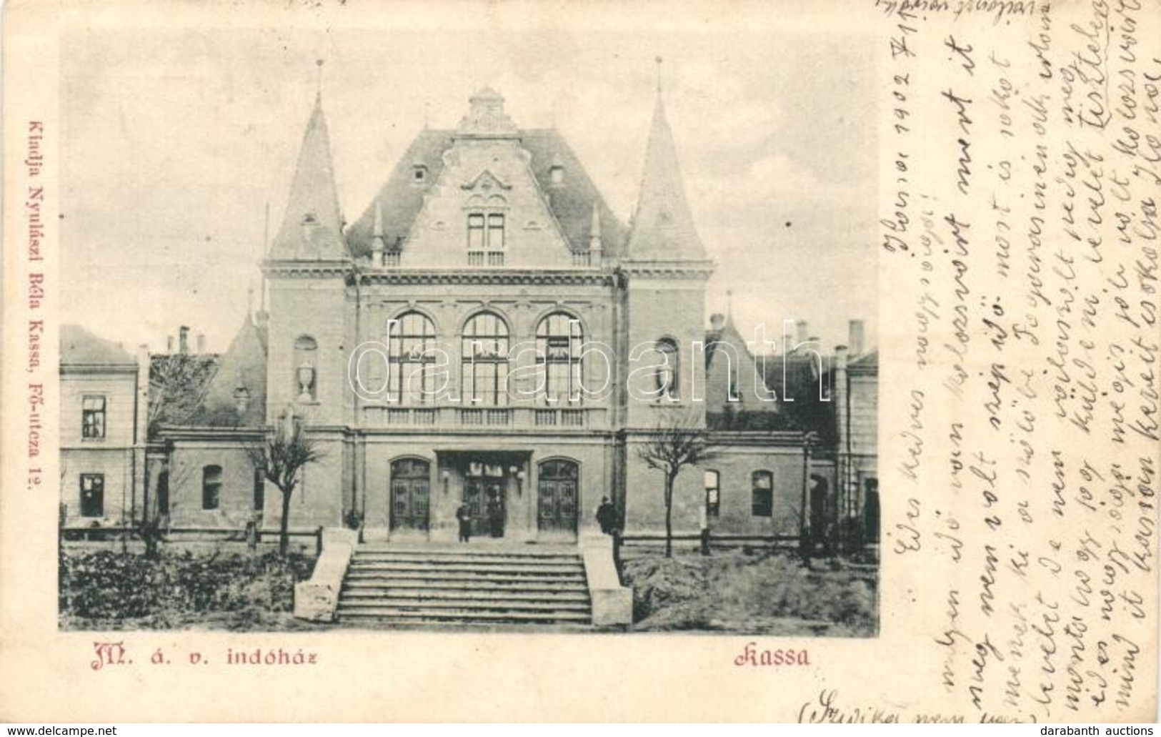 T2/T3 Kassa, Kosice; MÁV Indóház, Vasútállomás, Nyulászi Béla Kiadása / Railway Station (EK) - Zonder Classificatie