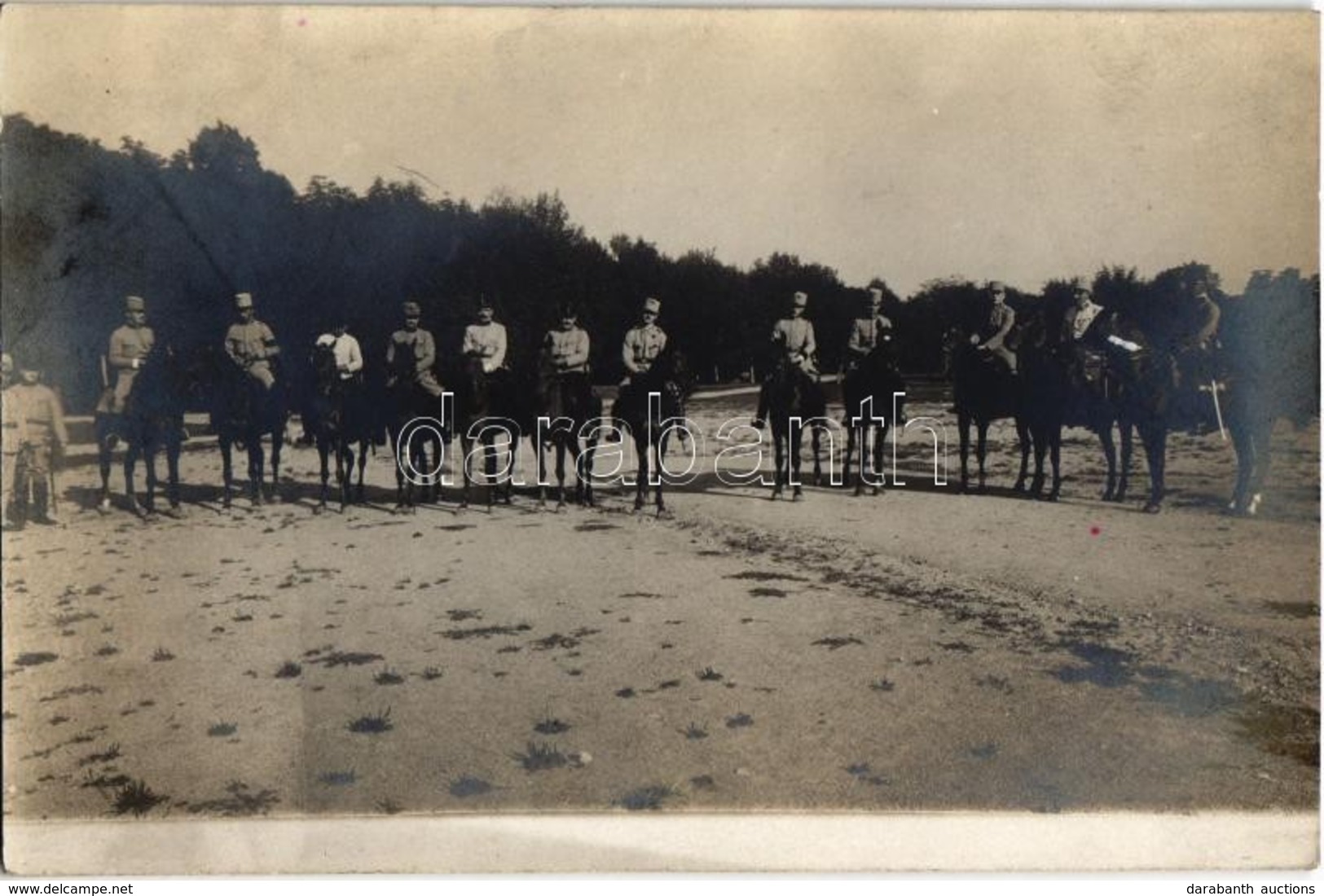 T2 1911 Kassa, Kosice; Osztrák-magyar Lovas Katonák A Kassa-Poprád Vonalon / Austro-Hungarian K.u.K. Military Cavalrymen - Unclassified