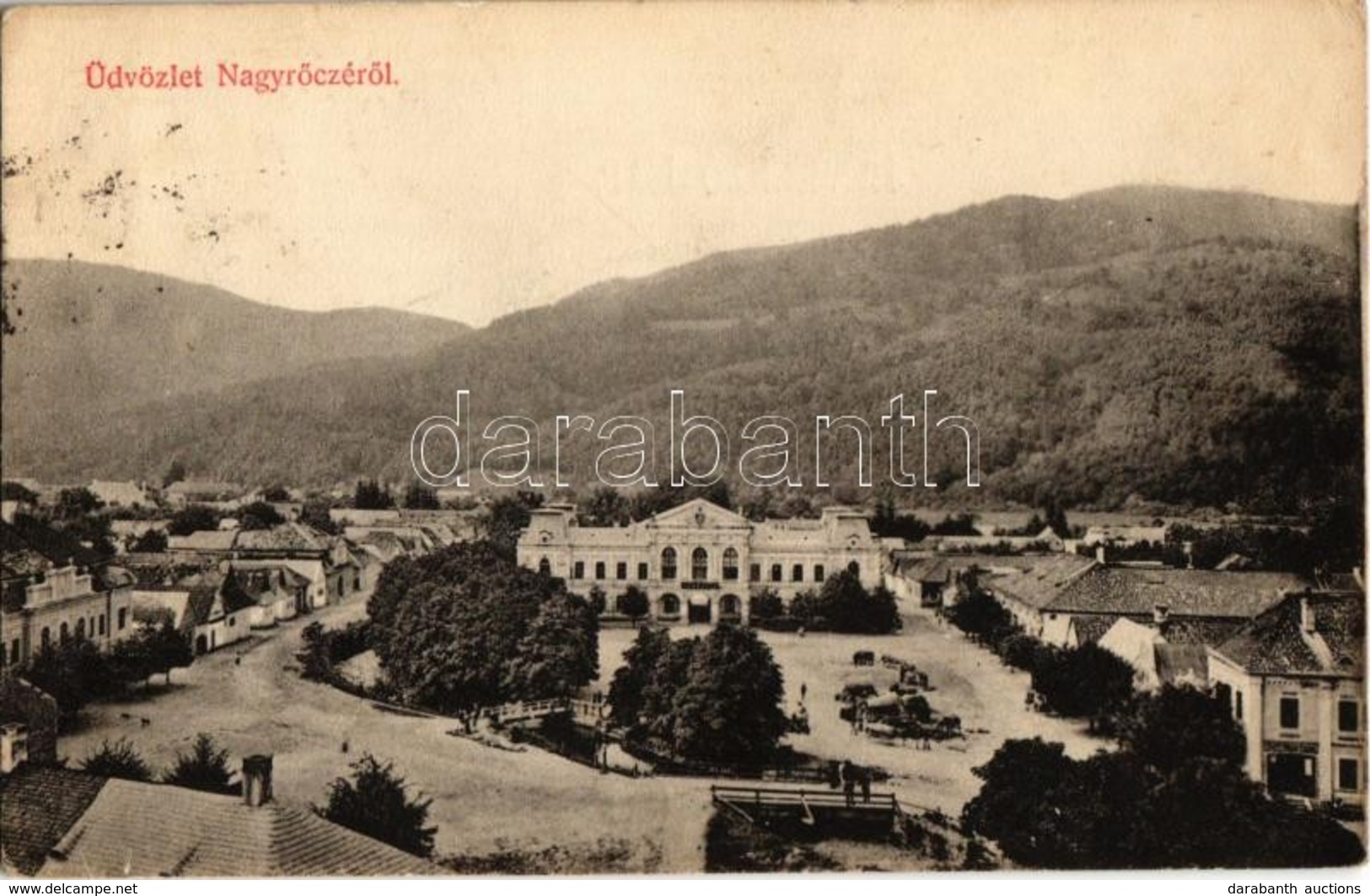 T2 Nagyrőce, Gross-Rauschenbach, Velká Revúca; Látkép A Vendéglővel / General View With Restaurant - Zonder Classificatie