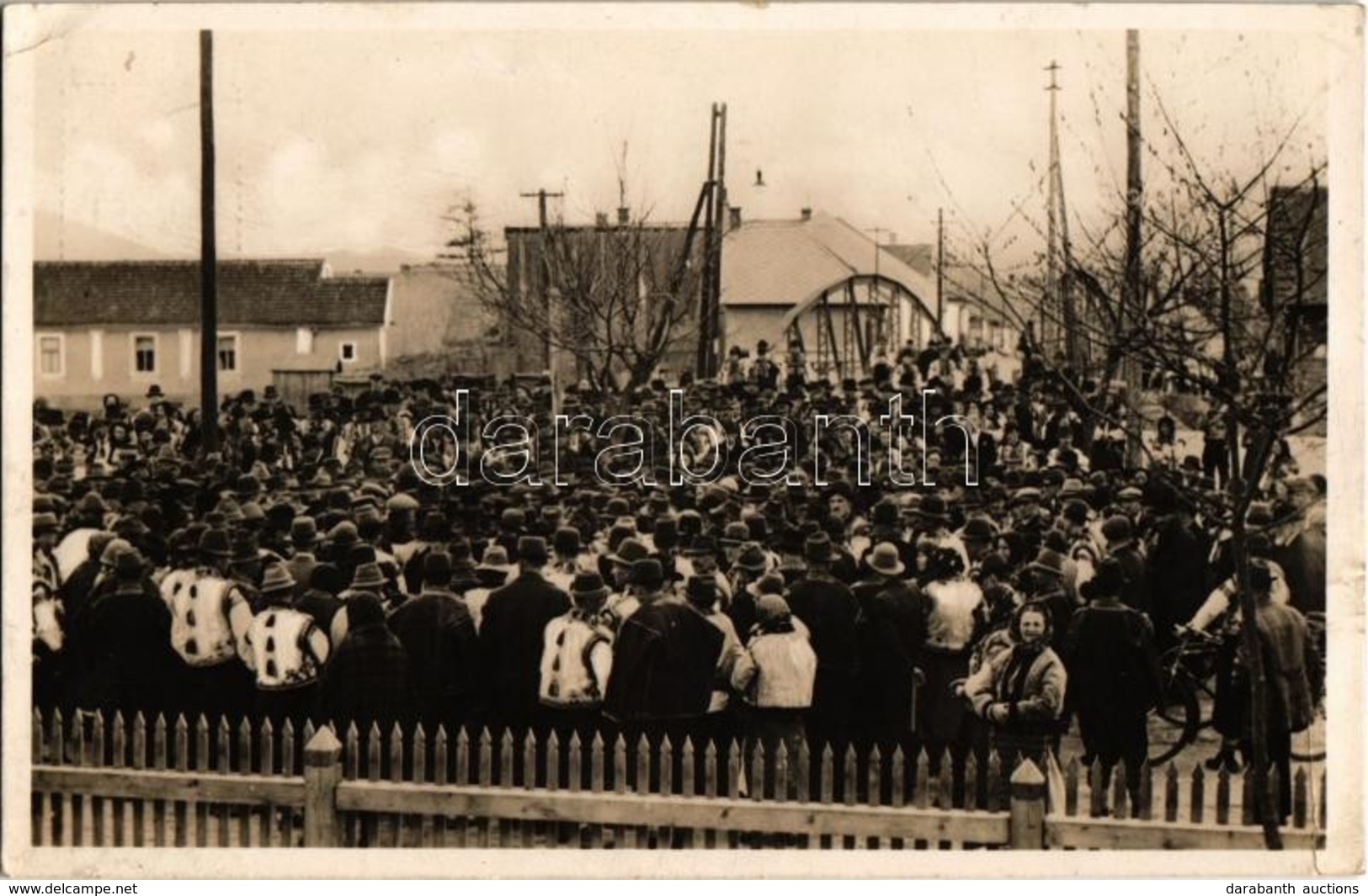 T2/T3 1941 Kőrösmező, Jaszinya, Jasina, Yasinia (Máramaros); Ruszin Népviselet / Ruthen Folklore  (EK) - Zonder Classificatie