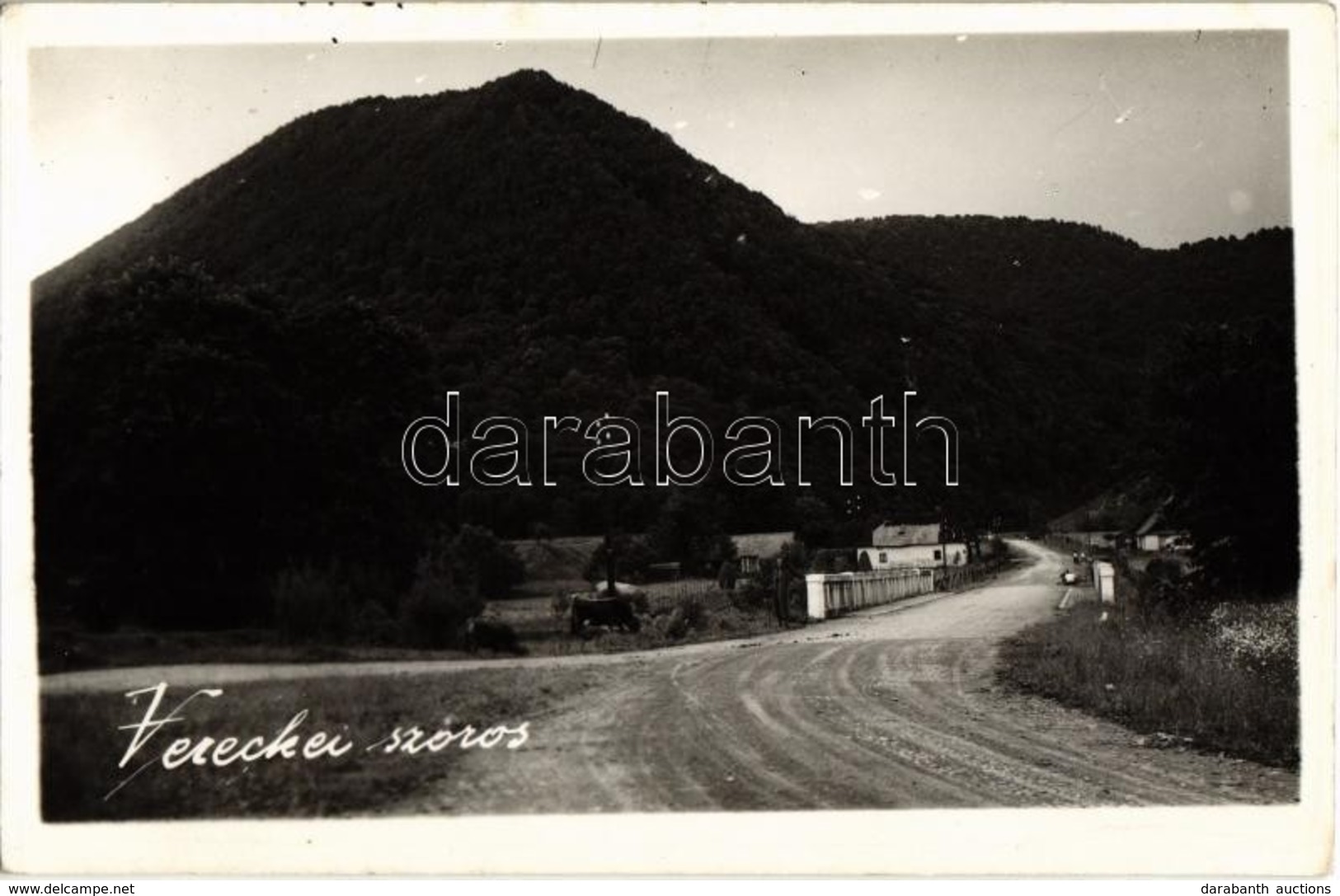 ** T1 Vereckei-hágó, Veretsky Pass; Szoros, út / Gorge, Road. Miskei Foto, Photo - Zonder Classificatie