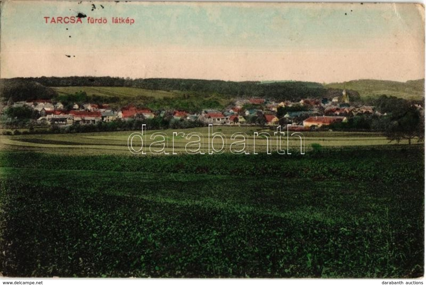 T2/T3 1912 Tarcsafürdő, Bad Tatzmannsdorf; Látkép. Kiadja Rehling János / General View, Spa (EK) - Unclassified