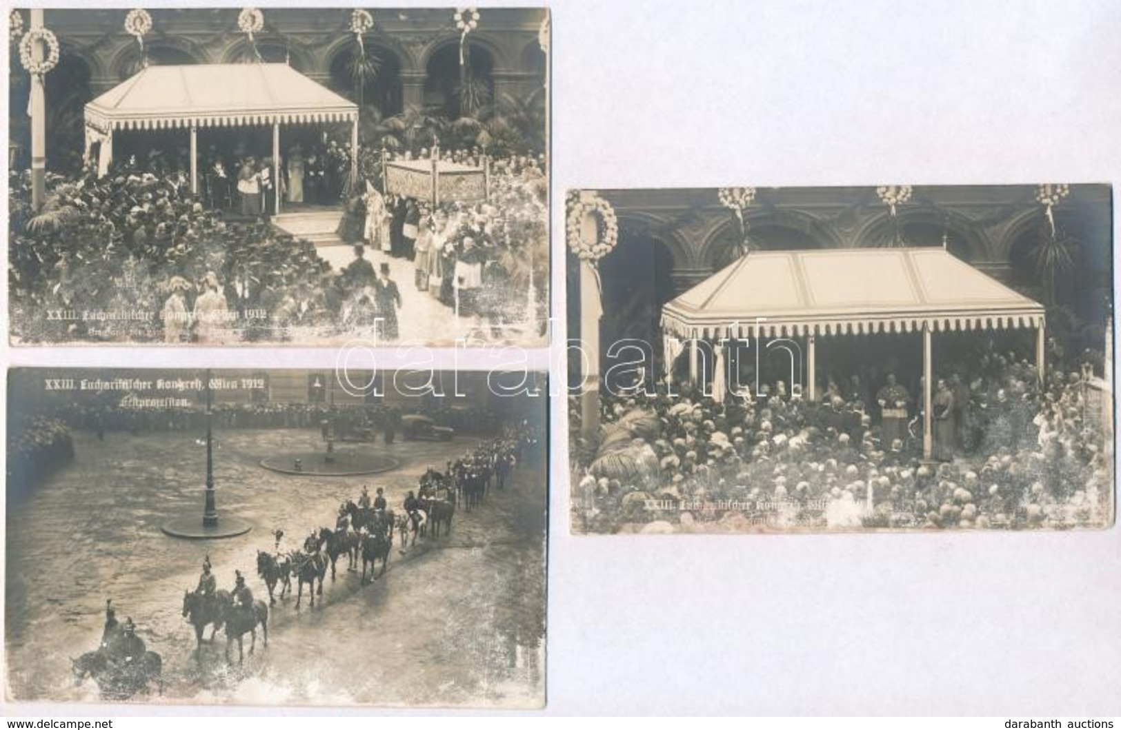 ** 1912 Vienna, Wien, Bécs; Eucharistischer Kongress / Eucharistic Congress - 5 Postcards - Zonder Classificatie