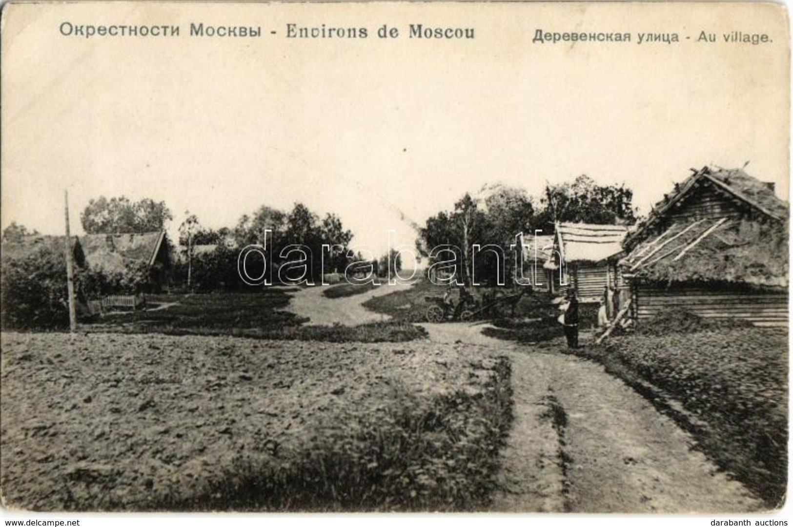 ** T2/T3 Moscow, Moskau, Moscou; Environs De Moscou, Au Village / Village Street View Near Moscow. Knackstedt & Näther ( - Unclassified