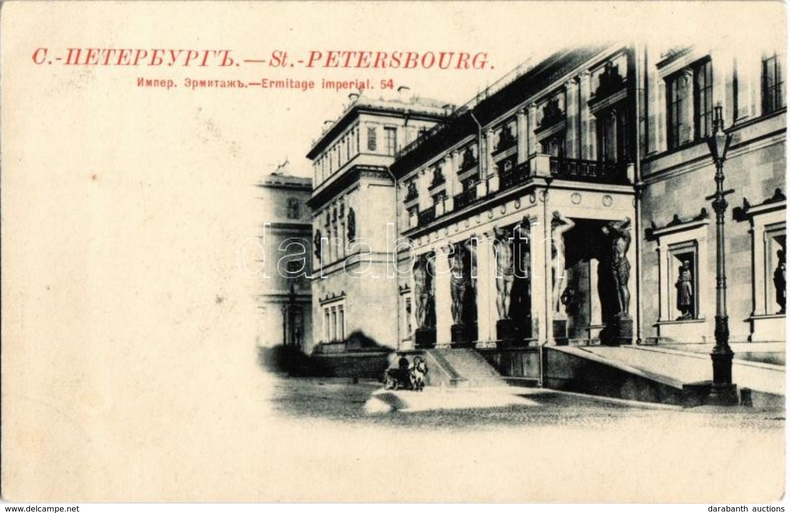 ** T2 Sankt-Peterburg, Saint Petersburg, St. Petersbourg; Ermitage Imperial /  Imperial Hermitage. Phototypie Scherer, N - Unclassified