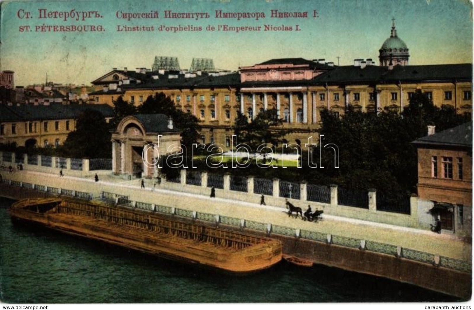 T2/T3 Sankt-Peterburg, Saint Petersburg, St. Petersbourg; L'institut D'orphelins De L'Empereur Nicolas I / Emperor Nicho - Non Classés