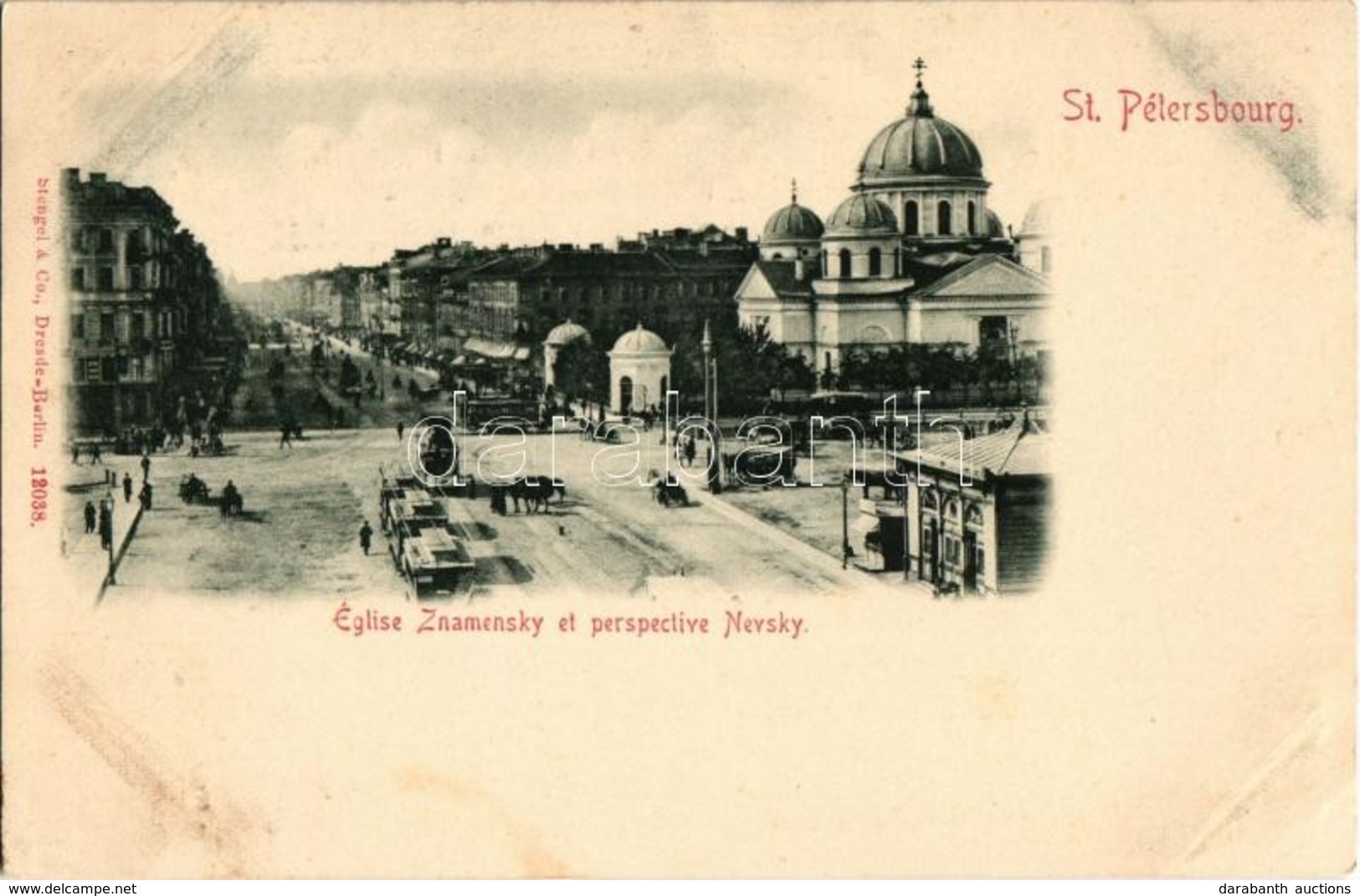 ** T2/T3 Sankt-Peterburg, Saint Petersburg, St. Petersbourg; Église Znamensky Et Perspective Nevsky / Nevsky Prospect (P - Unclassified