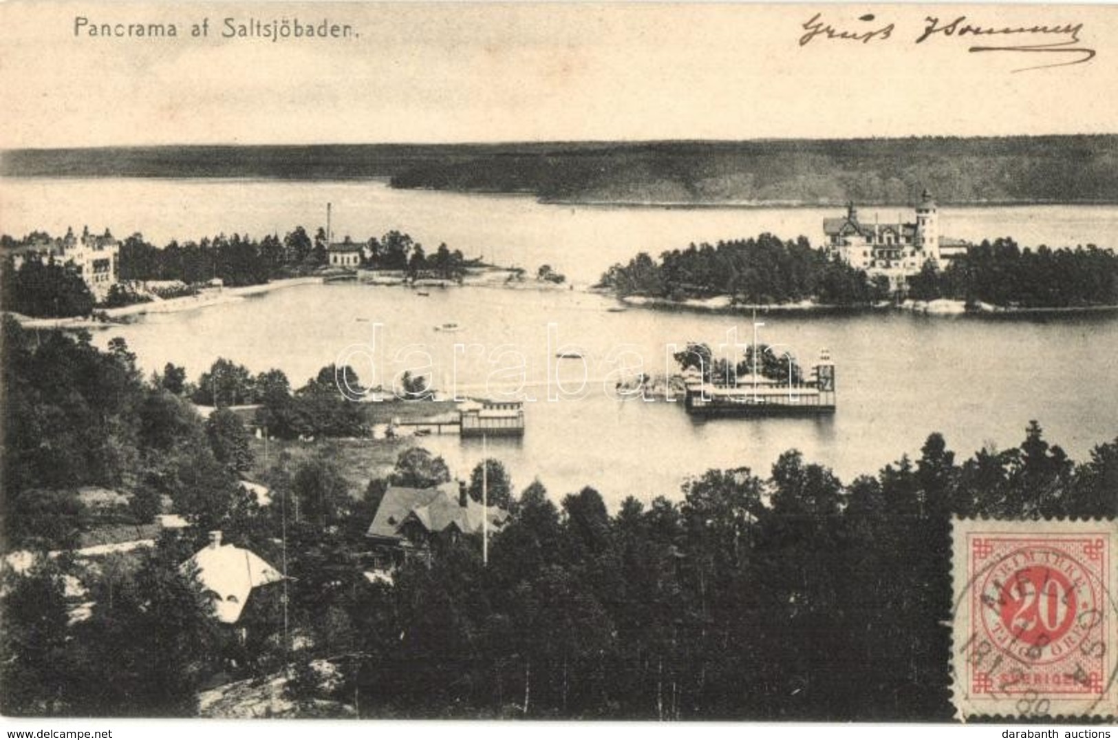 T2 Saltsjöbaden, General View TCV Card - Unclassified