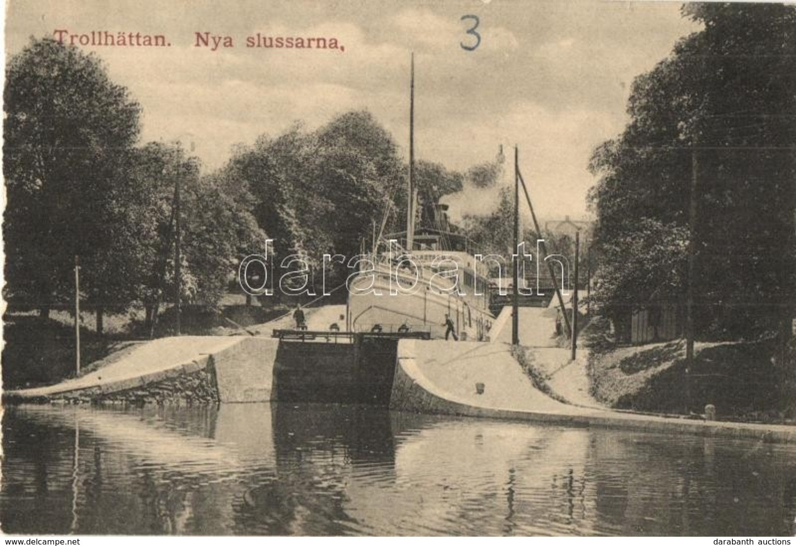 ** T2 Trollhättan, Nya Slussarna /  Canal, Sluice, SS Motalastrom Ship - Non Classés