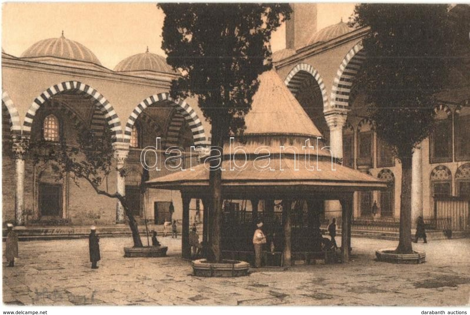 ** T2 Constantinople, Istanbul; Cour De La Mosquée Mehmed Le Conquérant / Fatih Mosque, Courtyard. F. Rochat No. 1108. - Unclassified
