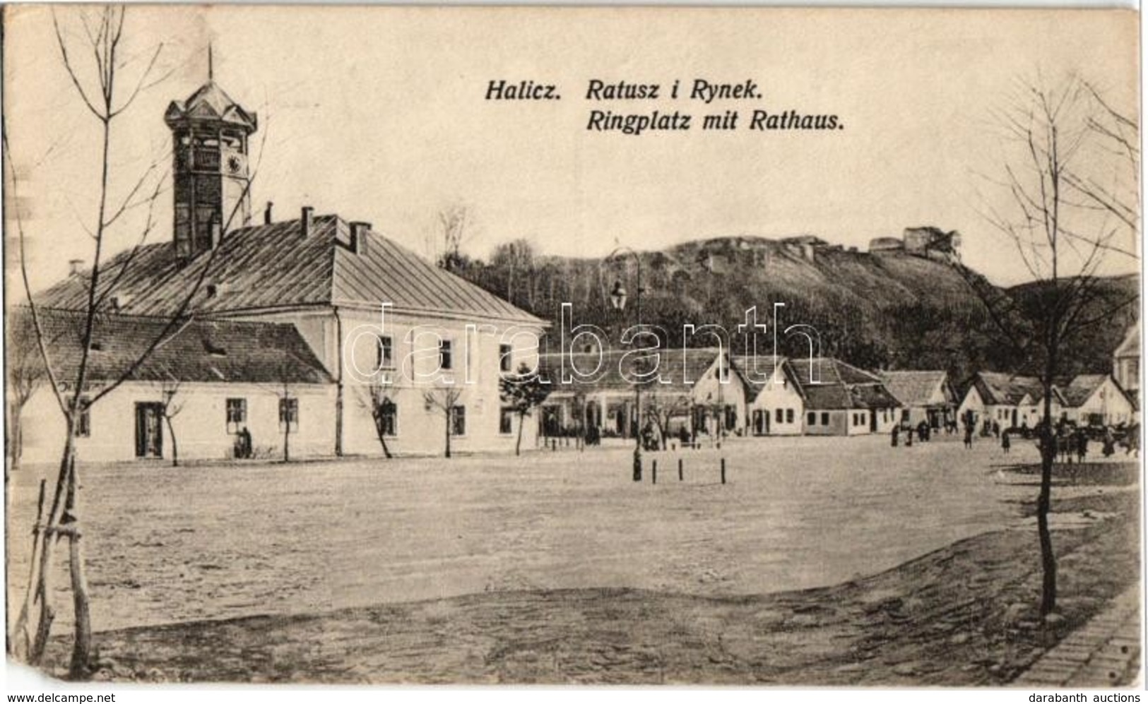 T3 Halych, Halicz; Ratusz I Rynek / Town Hall, Square (EM) - Non Classés