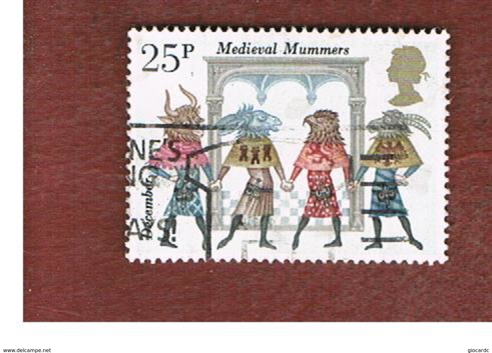 GRAN BRETAGNA (UNITED KINGDOM) -  SG 1146 -  1981  FOLKLORE: MEDIEVAL MUMMERS    - USED - Usati