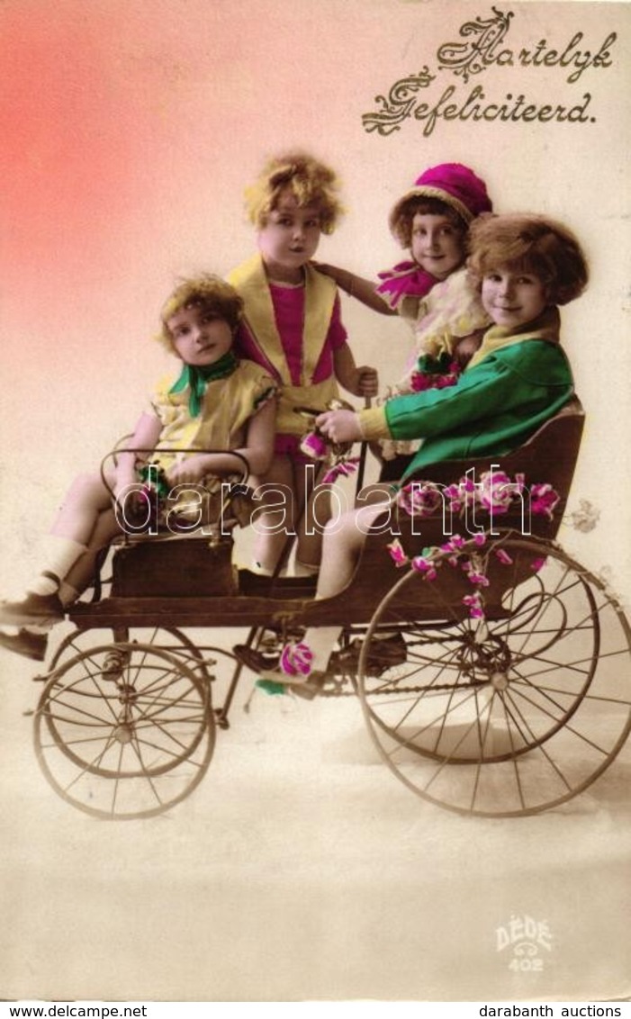 T2 Children Greeting Card, Automobile - Non Classés