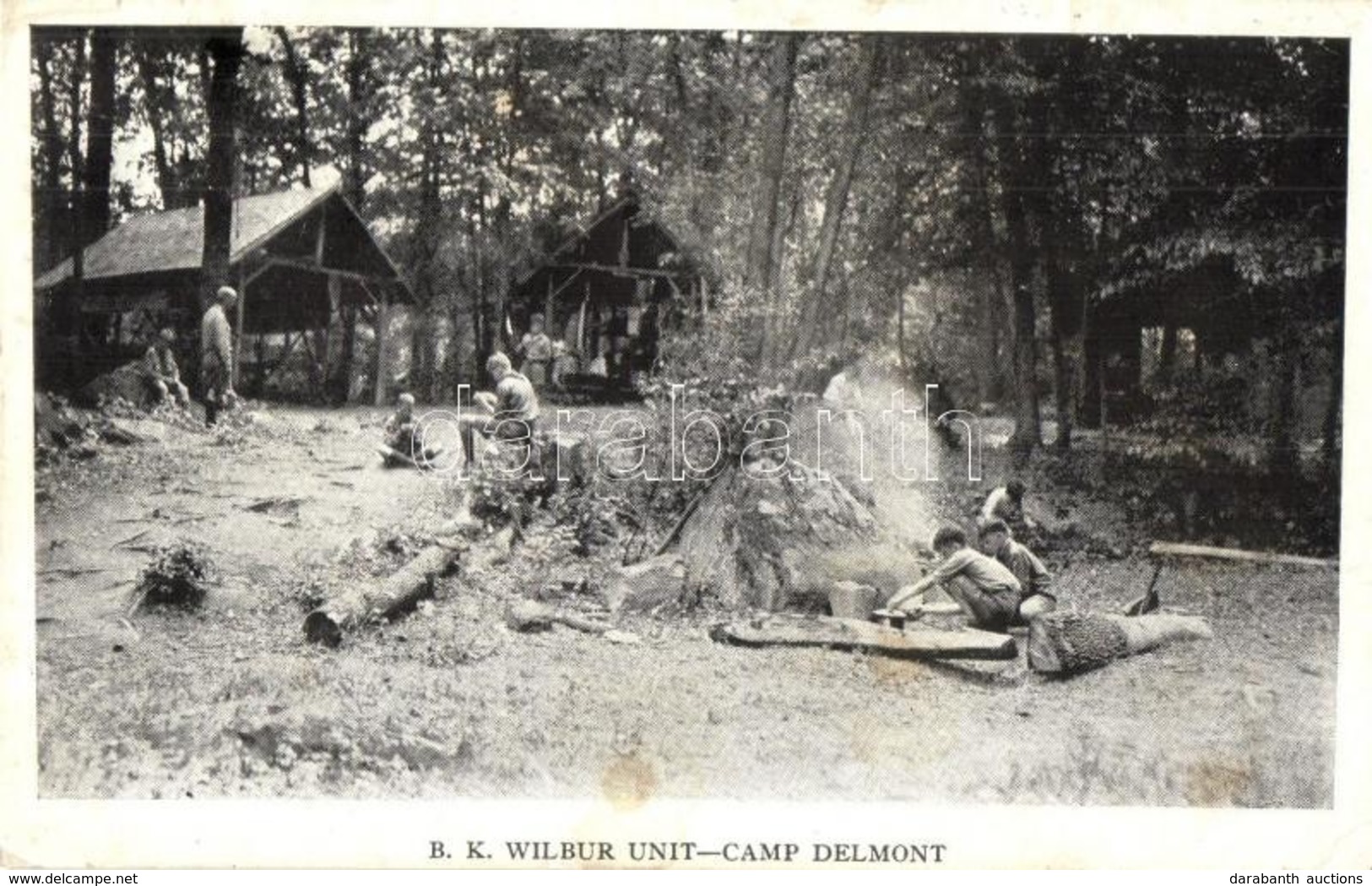 * T2/T3 1937 B.K. Wilbur Unit At Camp Delmont, Scouts  (EK) - Unclassified