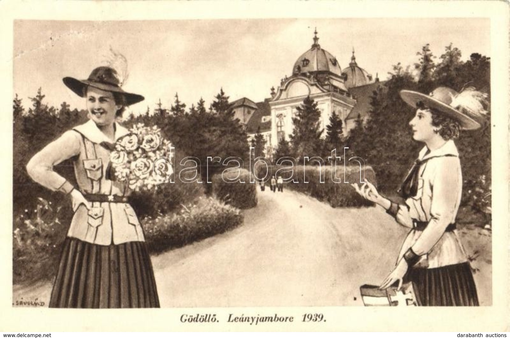 T2 1939 I. Pax Ting Leány Jamboree, Leány Cserkész Világtalálkozó Gödöllőn / The First Girl Scout Gathering In Hungary - Non Classés