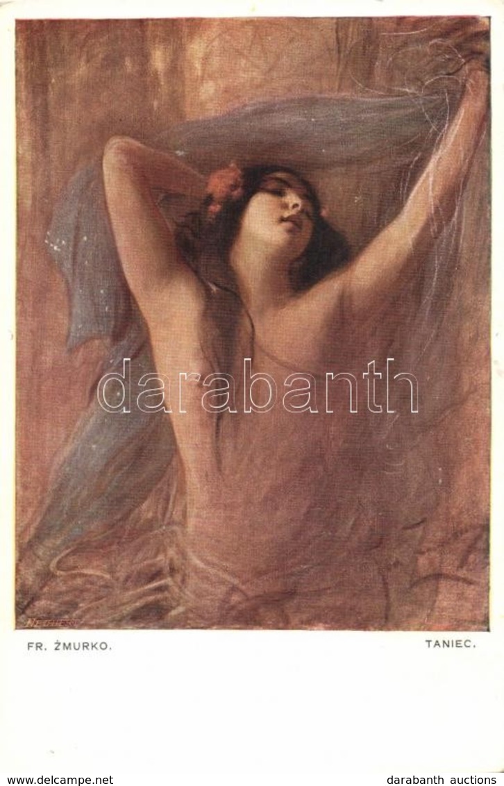 ** T2 Taniec / Dance, Erotic Art Postcard S: Fr. Zmurko - Zonder Classificatie