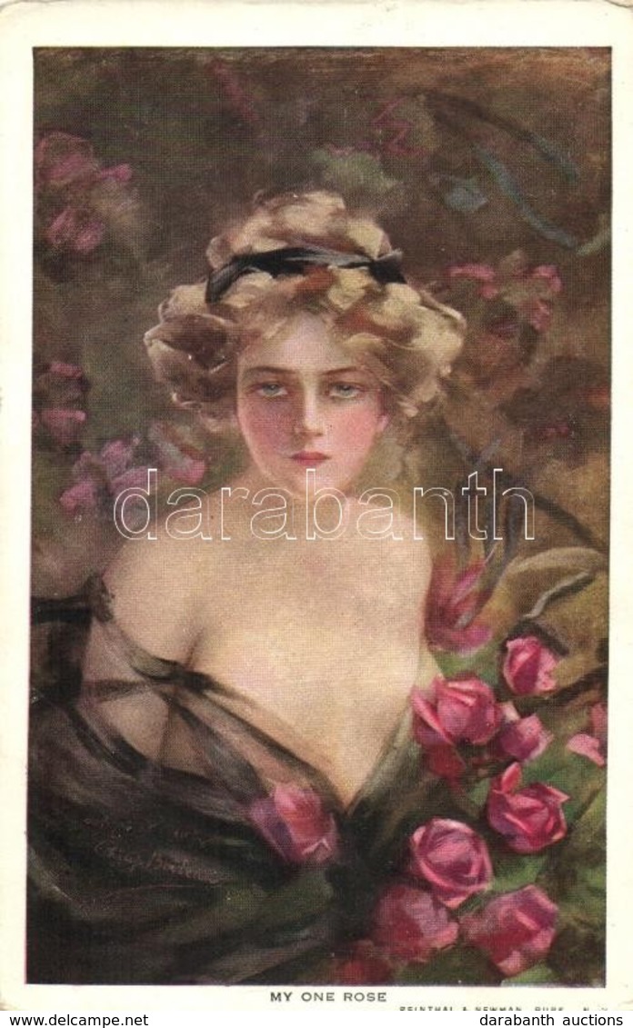 ** T2 My One Rose, Erotic Art Postcard, Serie 109. S: Boileau - Non Classificati