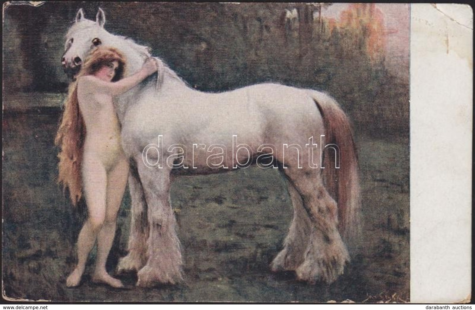 ** T3 Lady With Horse, Nude (EK) - Unclassified