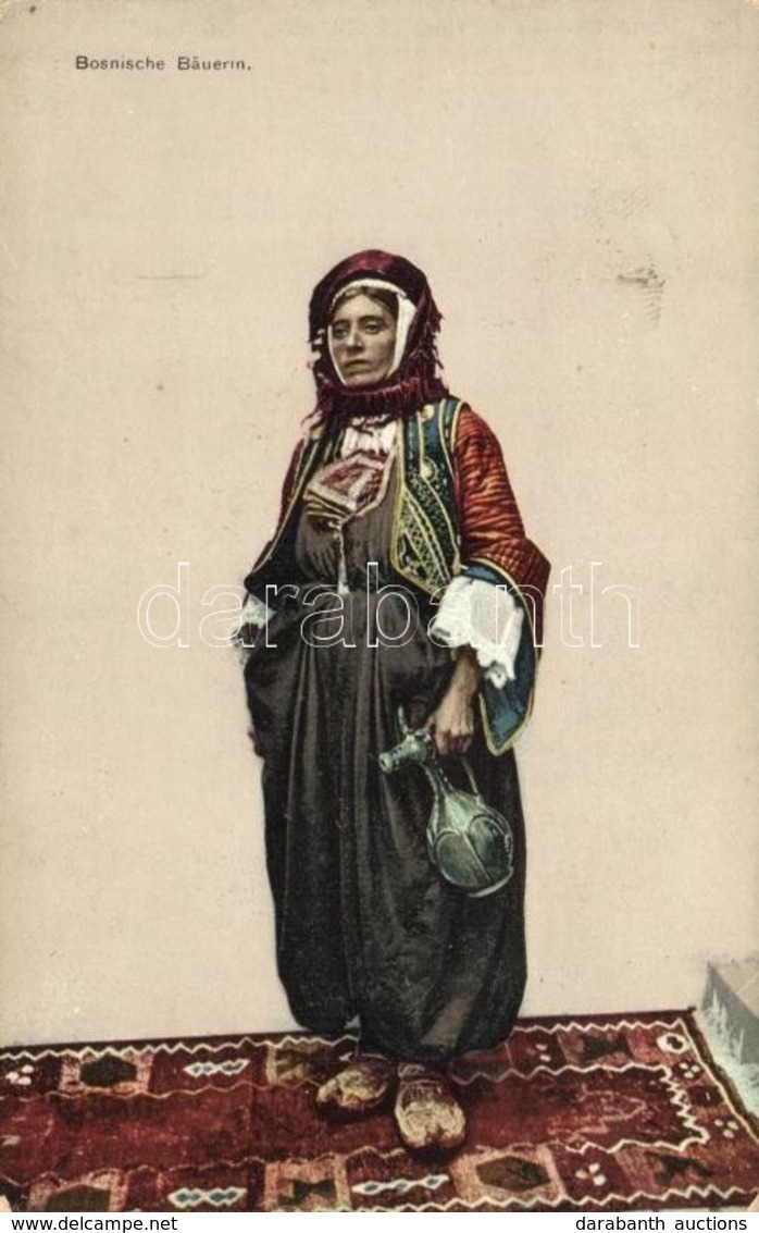 ** T2/T3 Bosnian Peasant Woman, Folklore (EK) - Non Classés