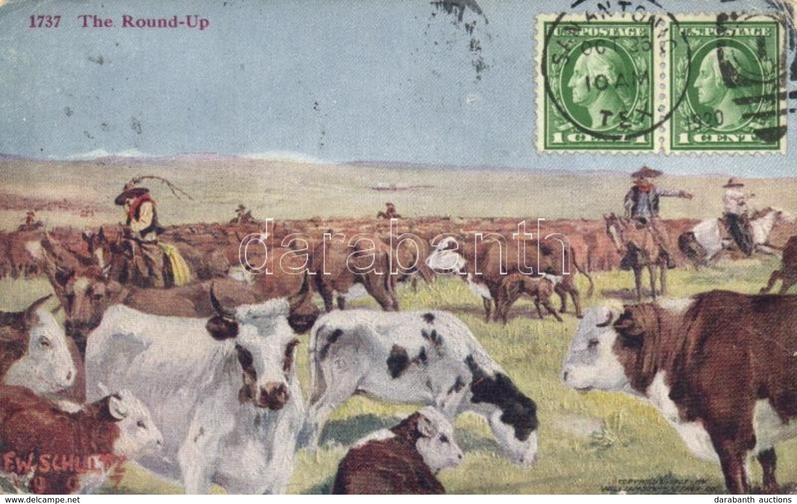 T3 American Cowboys With Cows (EB) - Unclassified