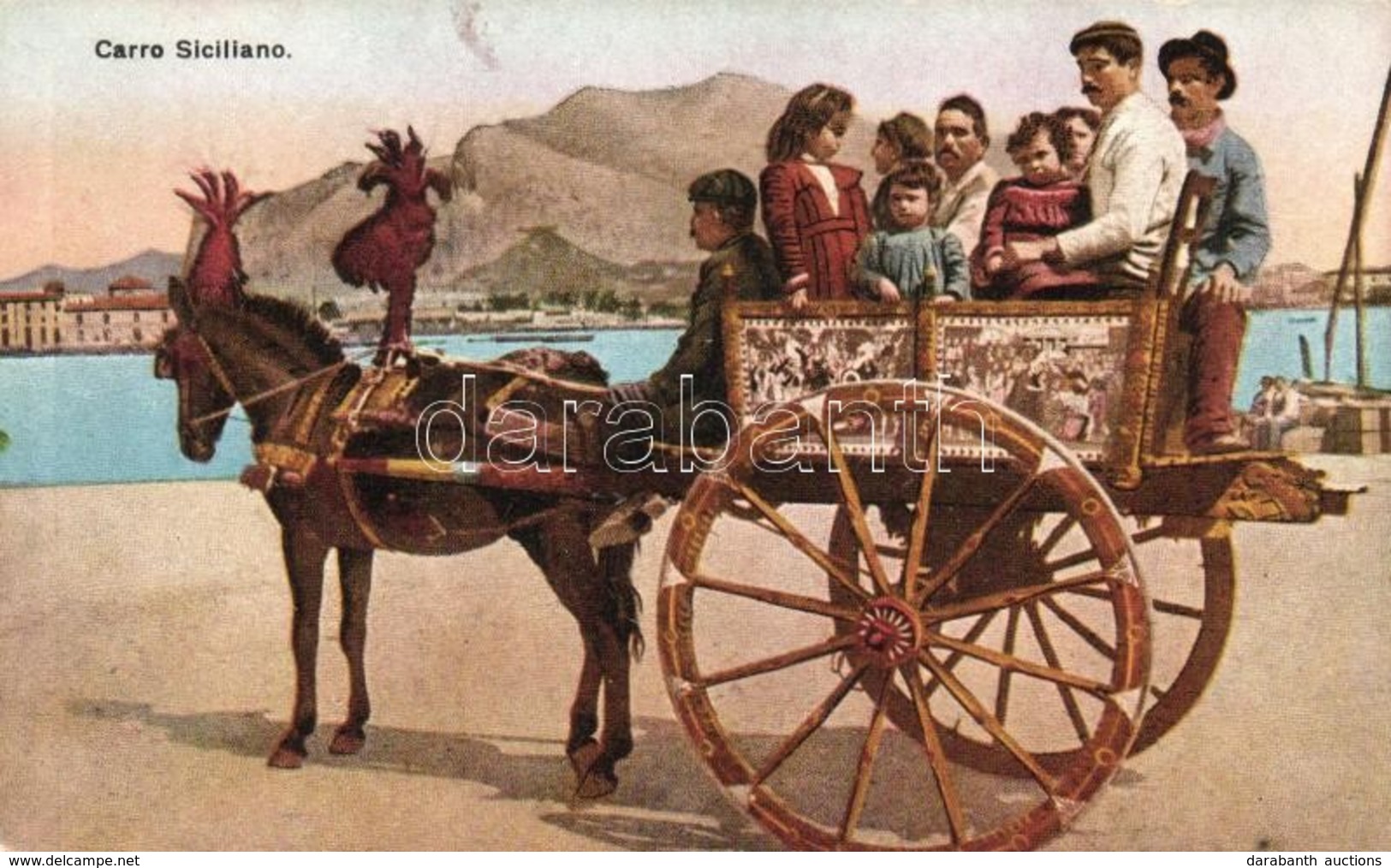 ** T2 Carro Siciliano / Sicilian Folklore, Carriage - Non Classés