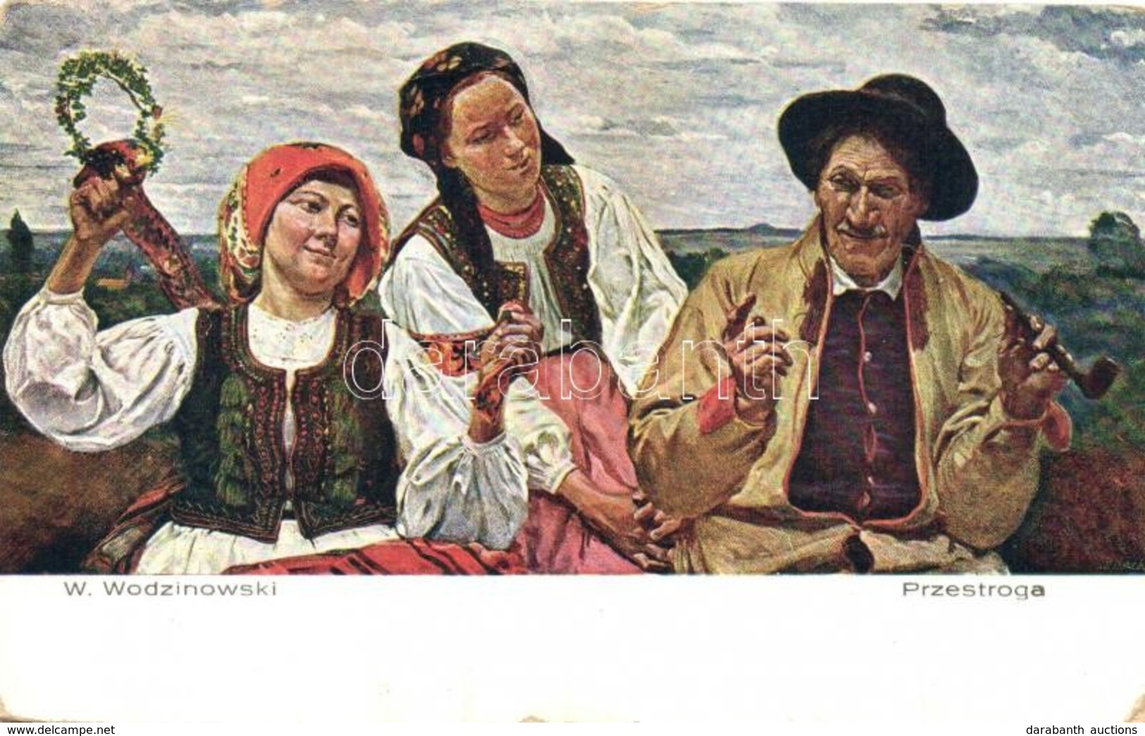 T4 Przestroga, Polish Folklore, Nr. 891. S: W. Wodzinowski (fa) - Zonder Classificatie