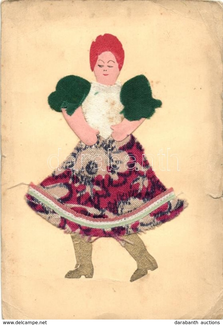 T4 Hungarian Lady, Silk Card, Folklore (b) - Zonder Classificatie