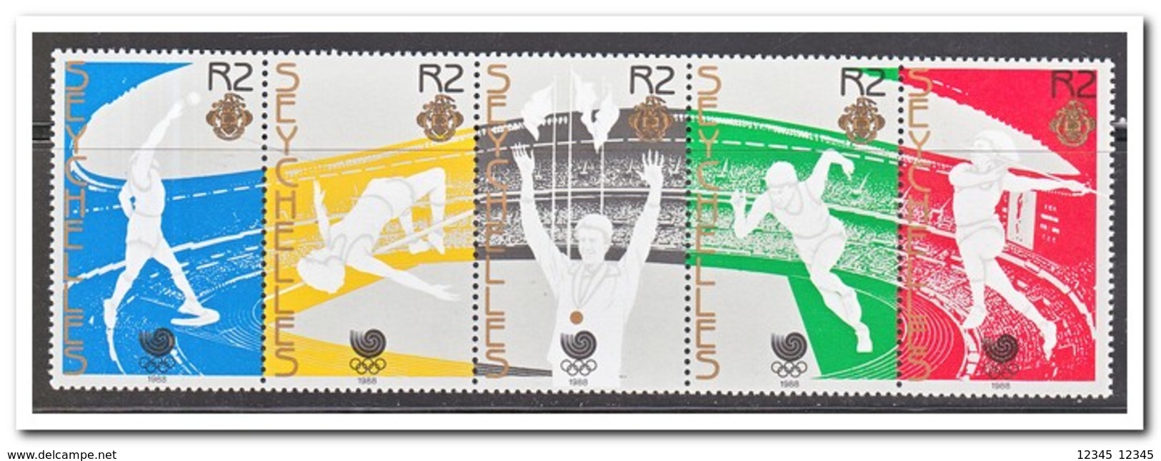 Seychellen 1988, Postfris MNH, Olympic Summer Games - Seychelles (1976-...)