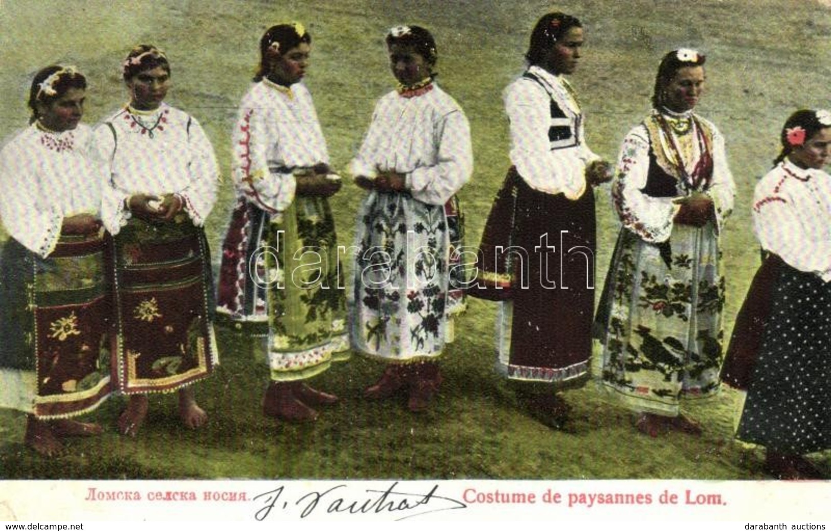 T2/T3 Bulgarian Folklore From Lom (EK) - Non Classés