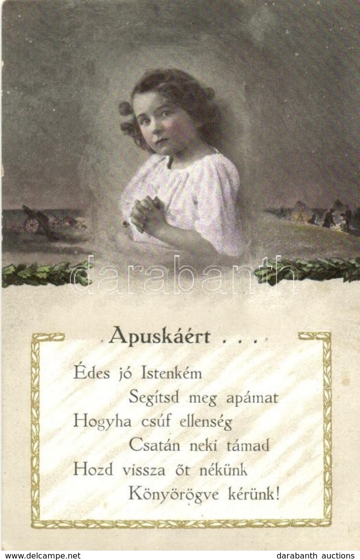 T2 Apuskáért / Child Prayer For Father, WWI - Zonder Classificatie