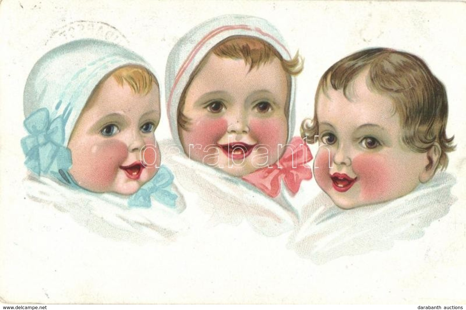 T2 Baby Children, Faces Litho - Unclassified