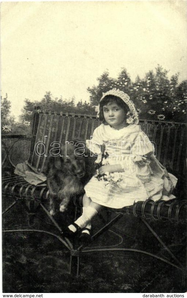 ** T1/T2 Little Girl With Dog - Unclassified