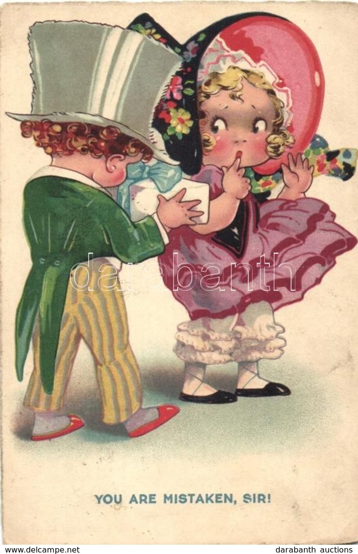 T2/T3 Children Couple, Humour, Cellaro 'Dolly-Serie' Litho (EK) - Non Classés