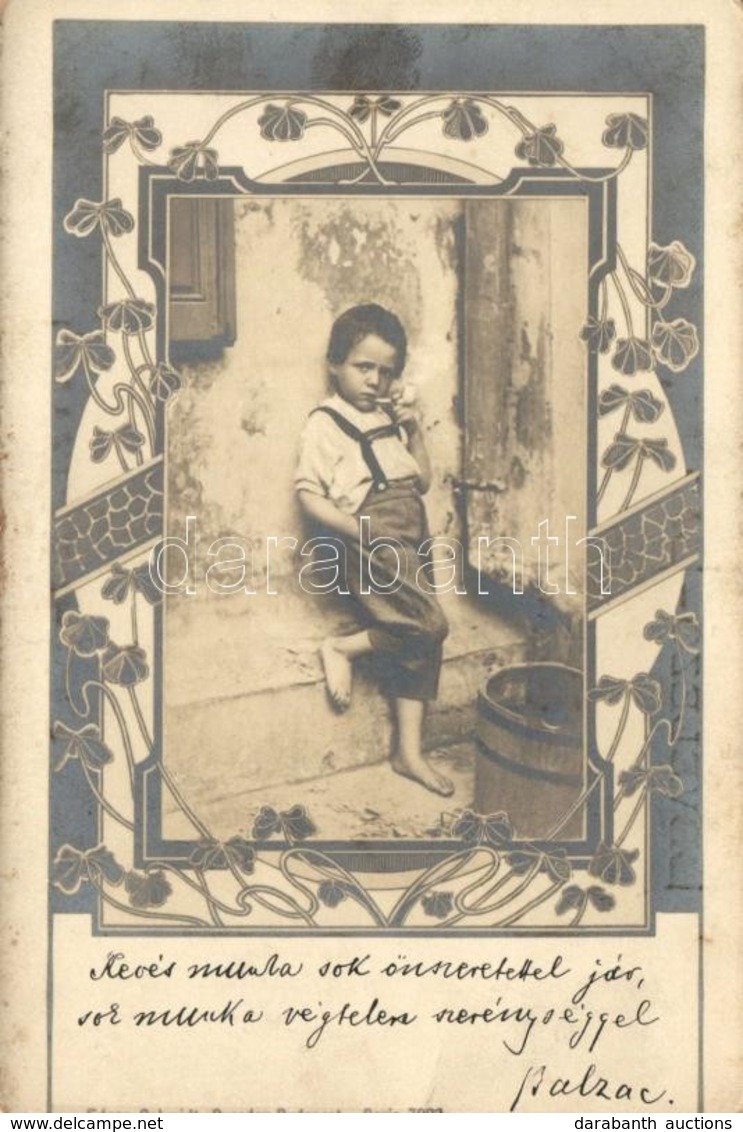 * T2/T3 Smoking Boy, Serie 7021. Floral - Zonder Classificatie